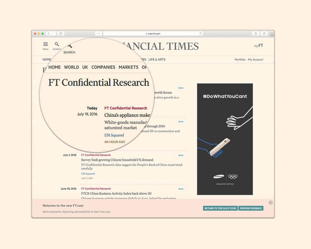 The Best of the FT